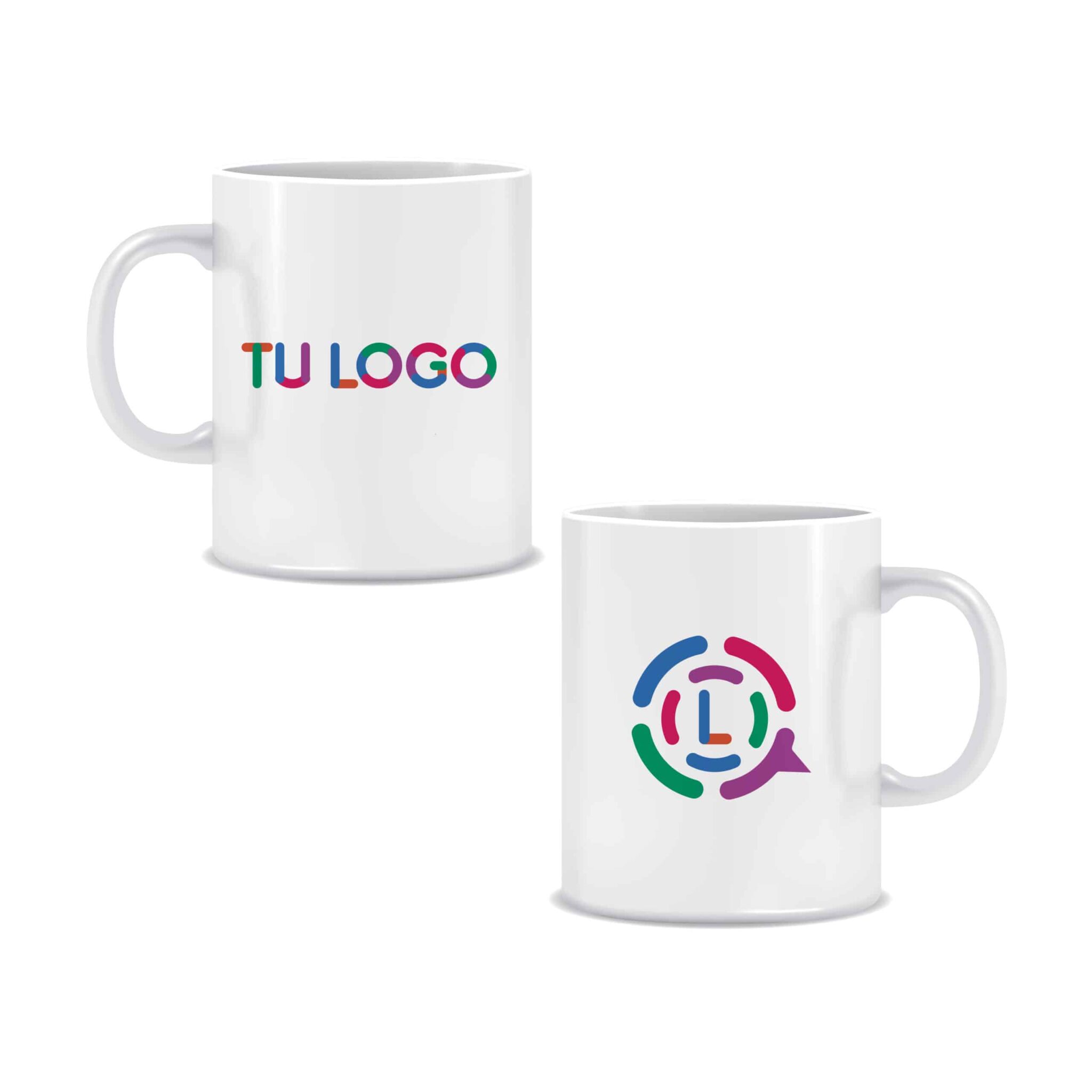 Taza Tu logo L Taza de Ceramica - Imagen 1