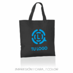 Eco Bolsa Friselina NEGRAS - con Manija OK - Imagen 3