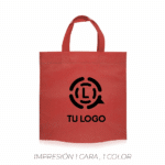 Eco Bolsa Friselina - 30X30X10 CON MANIJAS - Imagen 3