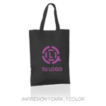 Eco Bolsa Friselina NEGRAS - con Manija OK - Imagen 2
