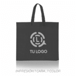 Eco Bolsa Friselina NEGRAS - con Manija OK - Imagen 4