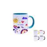 Taza de Ceramica asa Color - Imagen 3