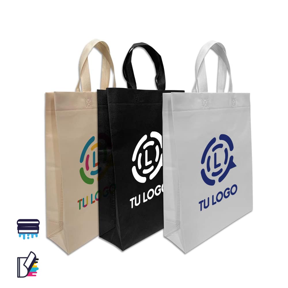Portada bolsa 30x40x10x10-100 Eco Bolsa Friselina - 30x40x10x10 con Fuelle con Manija - Imagen 1
