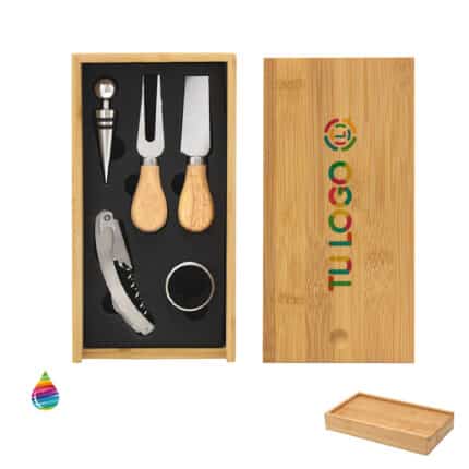 Set de vino y Tabla para quesos WINCHESTER