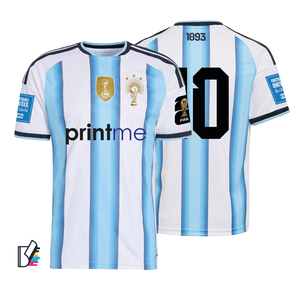 Portada camiseta logos Camiseta Argentina - Imagen 1